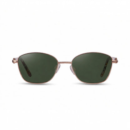 Lentes de sol Fiore 2208 Carey con cristal G15 polarizado UV400, vista frontal para mujer #color_g15 #foto_frontal