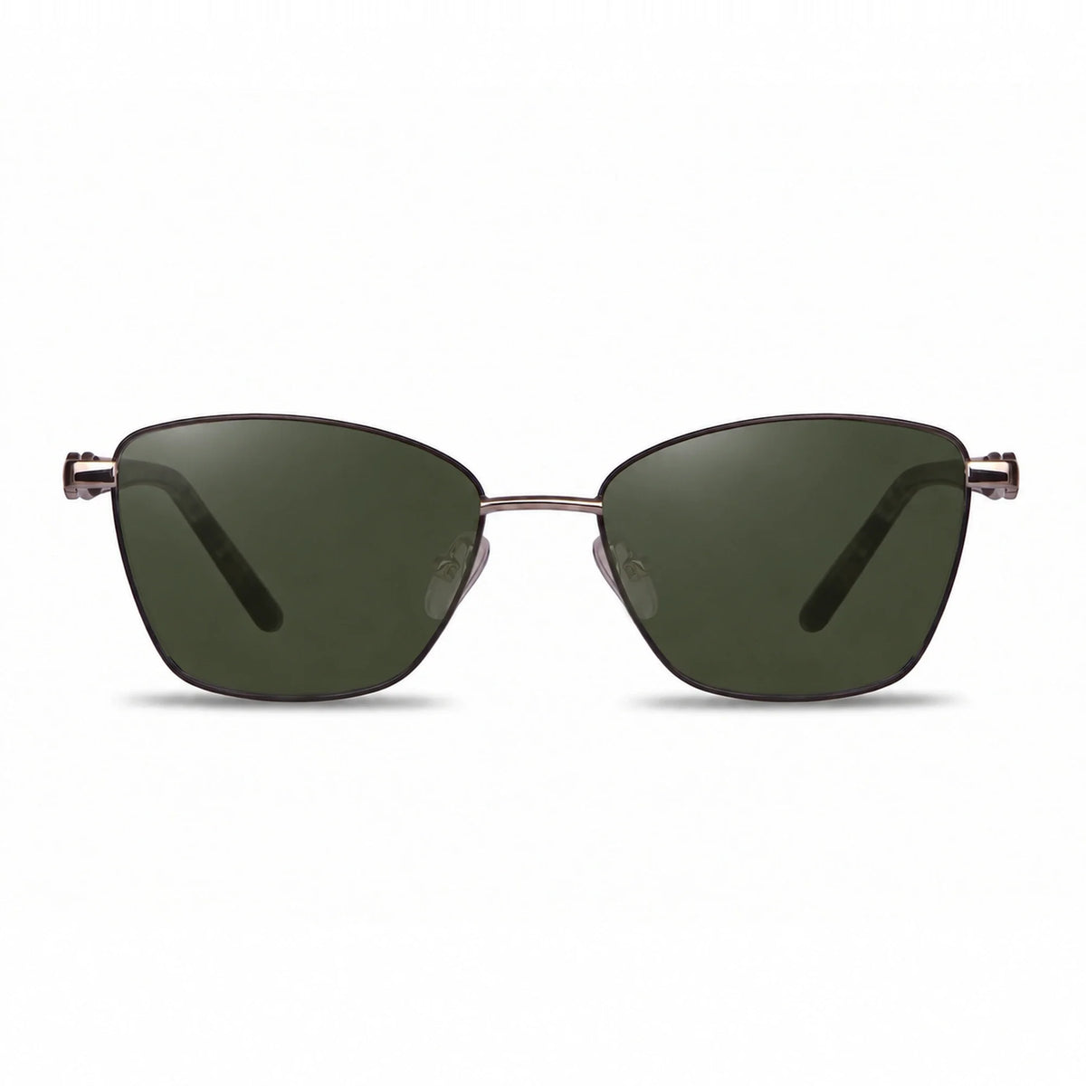 Lentes de sol Fiore 22115 Gris con cristal G15 polarizado UV400, vista frontal para mujer #color_g15 #foto_frontal