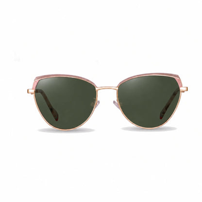 Lentes de sol Fiore 3983 Rosado con cristal G15 polarizado UV400, vista frontal para mujer #color_g15 #foto_frontal