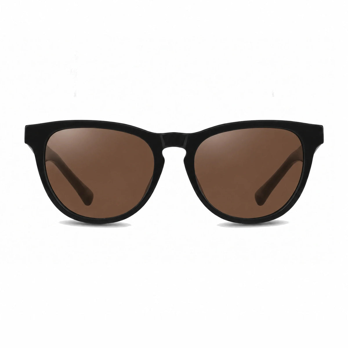 Lentes de sol Fiore 4488 Negro con cristal café polarizado UV400, vista frontal para hombre y mujer #color_cafe #foto_frontal