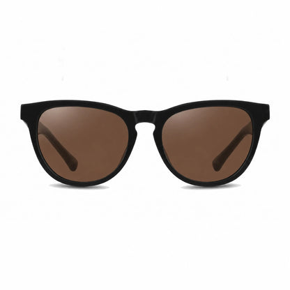 Lentes de sol Fiore 4488 Negro con cristal café polarizado UV400, vista frontal para hombre y mujer #color_cafe #foto_frontal