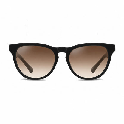 Lentes de sol Fiore 4488 Negro con cristal gradiente café polarizado UV400, vista frontal para hombre y mujer #color_gradiente-cafe #foto_frontal