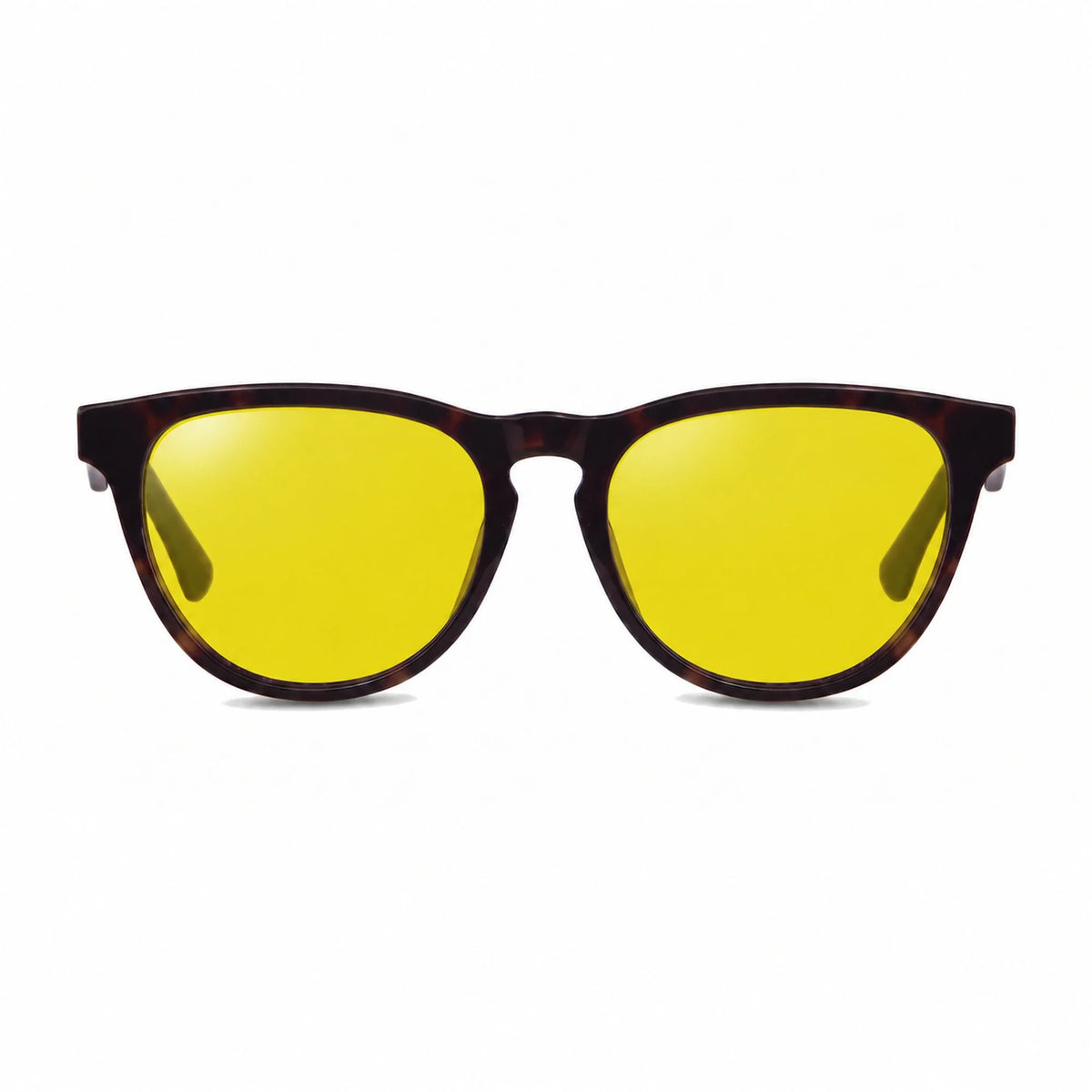 Lentes de sol Fiore 4488 Carey con cristal amarillo polarizado UV400, vista frontal para hombre y mujer #color_amarillo #foto_frontal