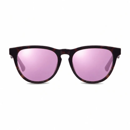 Lentes de sol Fiore 4488 Carey con cristal espejado rosado polarizado UV400, vista frontal para hombre y mujer #color_espejado-rosado #foto_frontal