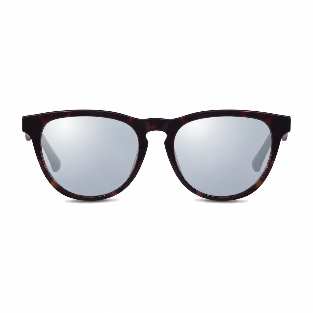Lentes de sol Fiore 4488 Carey con cristal espejado silver polarizado UV400, vista frontal para hombre y mujer #color_espejado-silver #foto_frontal