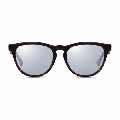 Lentes de sol Fiore 4488 Carey con cristal espejado silver polarizado UV400, vista frontal para hombre y mujer #color_espejado-silver #foto_frontal