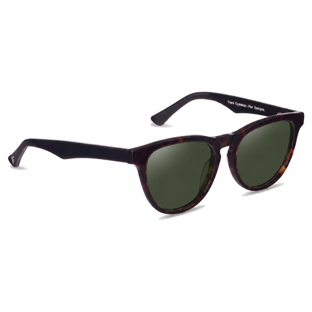 Lentes de sol Fiore 4488 Carey con cristal G15 polarizado UV400, vista en tres cuartos para hombre y mujer #color_g15