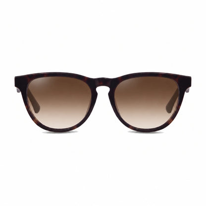 Lentes de sol Fiore 4488 Carey con cristal gradiente café polarizado UV400, vista frontal para hombre y mujer #color_gradiente-cafe #foto_frontal
