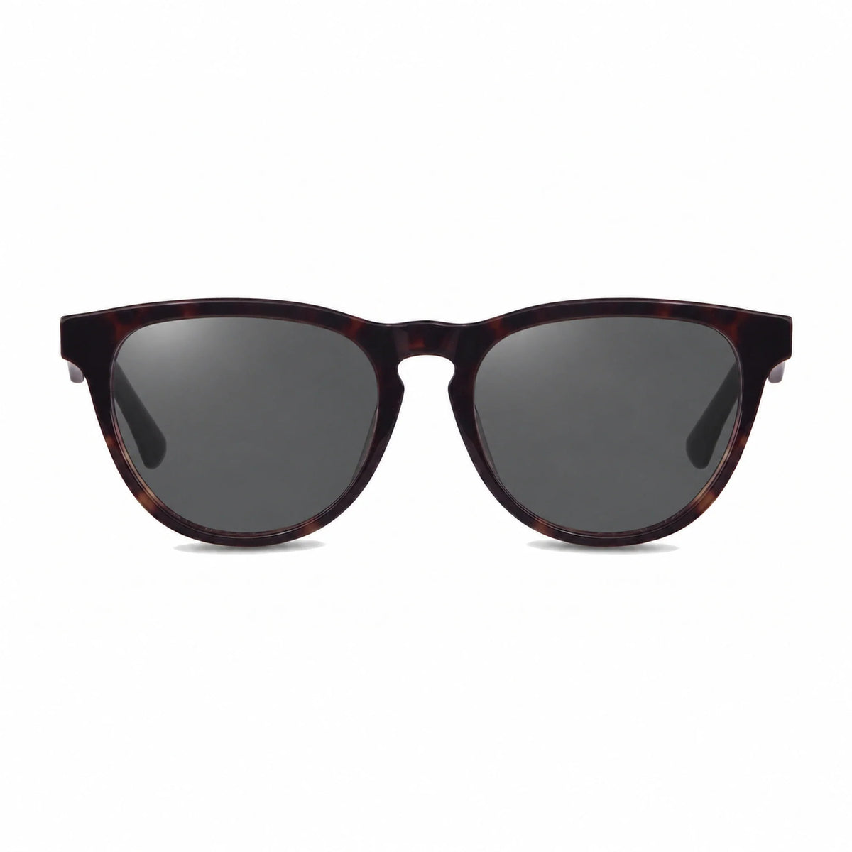 Lentes de sol Fiore 4488 Carey con cristal negro polarizado UV400, vista frontal para hombre y mujer #color_negro #foto_frontal