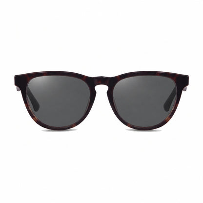 Lentes de sol Fiore 4488 Carey con cristal negro polarizado UV400, vista frontal para hombre y mujer #color_negro #foto_frontal