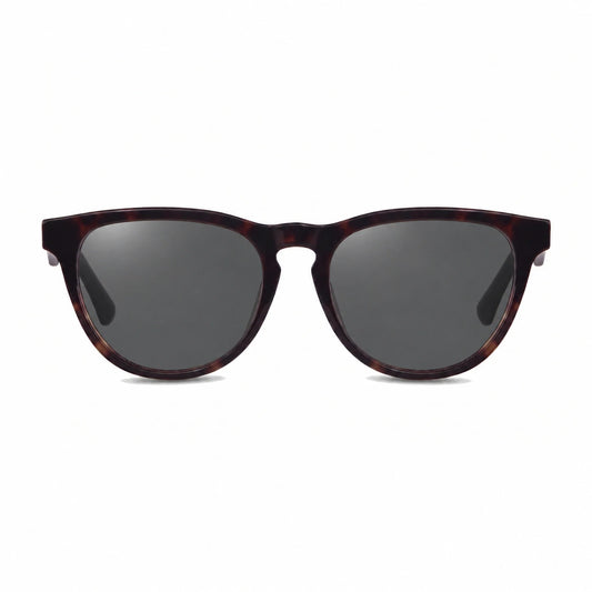 Lentes de sol Fiore 4488 Carey con cristal negro polarizado UV400, vista frontal para hombre y mujer #color_negro #foto_frontal