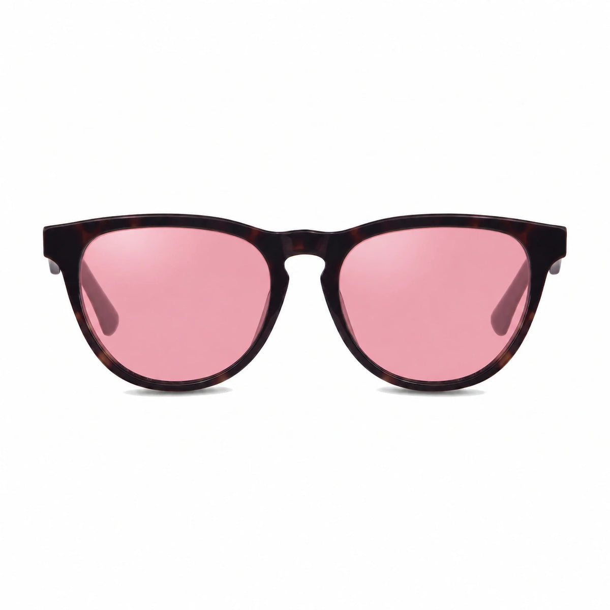 Lentes de sol Fiore 4488 Carey con cristal rosado polarizado UV400, vista frontal para hombre y mujer #color_rosado #foto_frontal