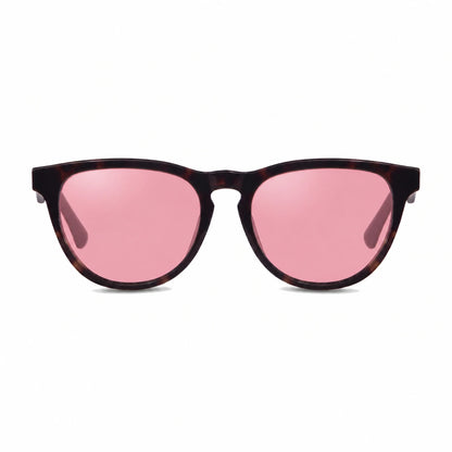 Lentes de sol Fiore 4488 Carey con cristal rosado polarizado UV400, vista frontal para hombre y mujer #color_rosado #foto_frontal