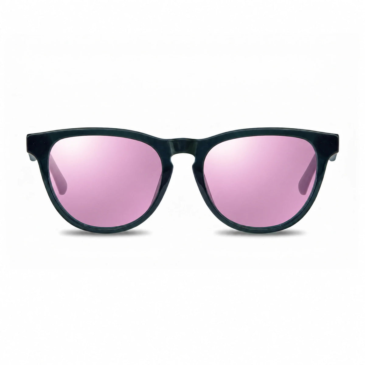 Lentes de sol Fiore 4488 Verde con cristal espejado rosado polarizado UV400, vista frontal para hombre y mujer #color_espejado-rosado #foto_frontal