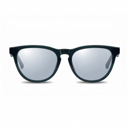 Lentes de sol Fiore 4488 Verde con cristal espejado silver polarizado UV400, vista frontal para hombre y mujer #color_espejado-silver #foto_frontal