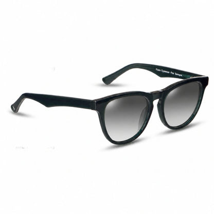 Lentes de sol Fiore 4488 Verde con cristal gradiente gris polarizado UV400, vista en tres cuartos para hombre y mujer #color_gradiente-gris