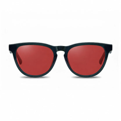 Lentes de sol Fiore 4488 Verde con cristal rojo polarizado UV400, vista frontal para hombre y mujer #color_rojo #foto_frontal