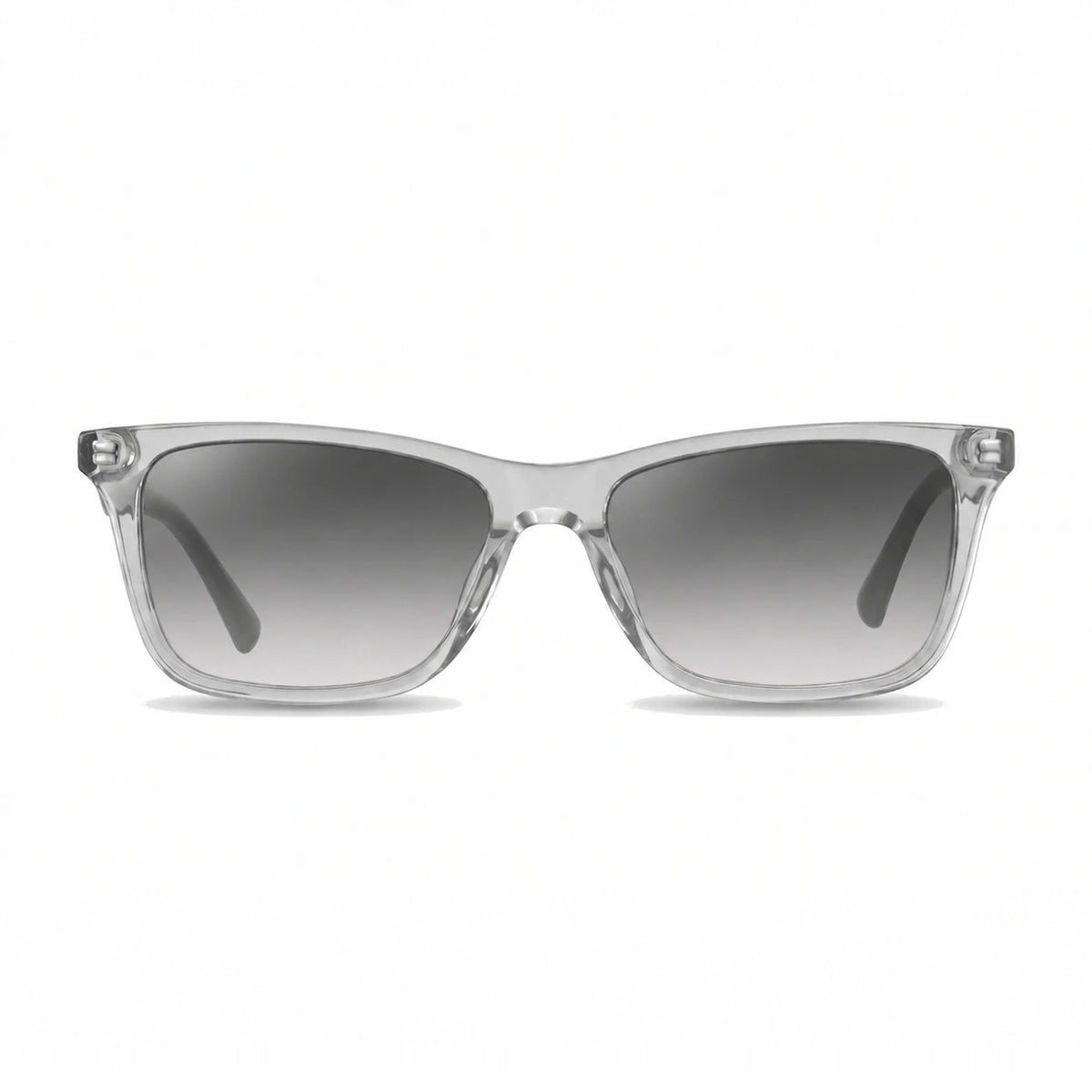 Lentes de sol Fiore 5228 Transparente con cristal gradiente gris polarizado UV400, vista frontal para hombre y mujer #color_gradiente-gris #foto_frontal