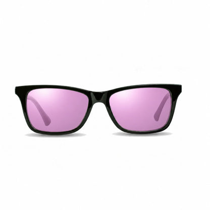 Lentes de sol Fiore 5228 Verde con cristal espejado rosado polarizado UV400, vista frontal para hombre y mujer #color_espejado-rosado #foto_frontal