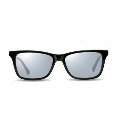 Lentes de sol Fiore 5228 Verde con cristal espejado silver polarizado UV400, vista frontal para hombre y mujer #color_espejado-silver #foto_frontal
