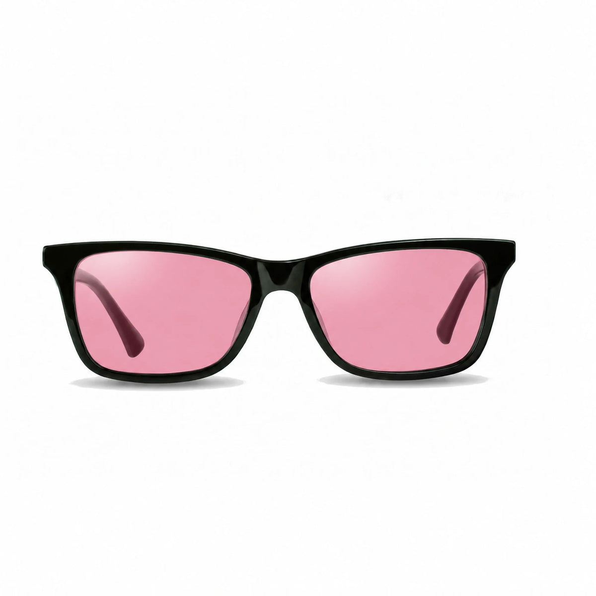 Lentes de sol Fiore 5228 Verde con cristal rosado polarizado UV400, vista frontal para hombre y mujer #color_rosado #foto_frontal