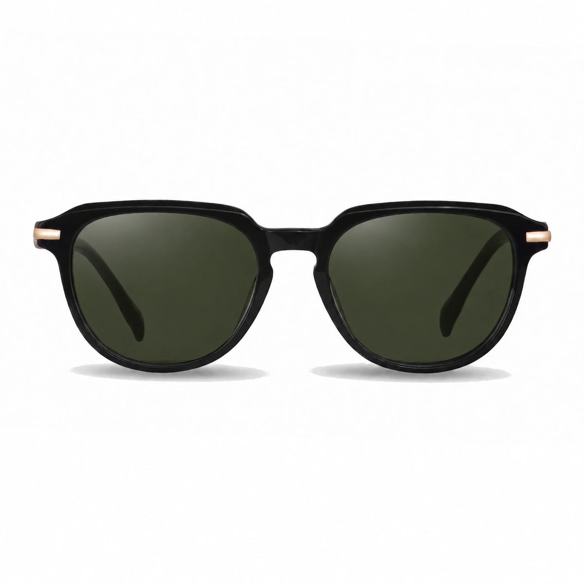 Lentes de sol Fiore 5409 Negro con cristal G15 polarizado UV400, vista frontal para mujer #color_g15 #foto_frontal