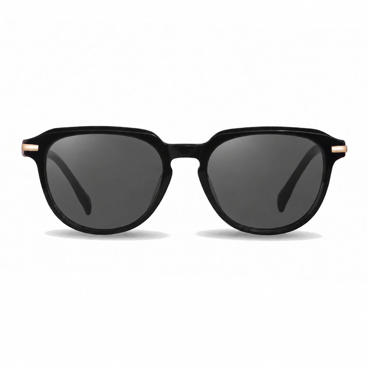 Lentes de sol Fiore 5409 Negro con cristal negro polarizado UV400, vista frontal para mujer #color_negro #foto_frontal