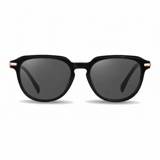 Lentes de sol Fiore 5409 Negro con cristal negro polarizado UV400, vista frontal para mujer #color_negro #foto_frontal