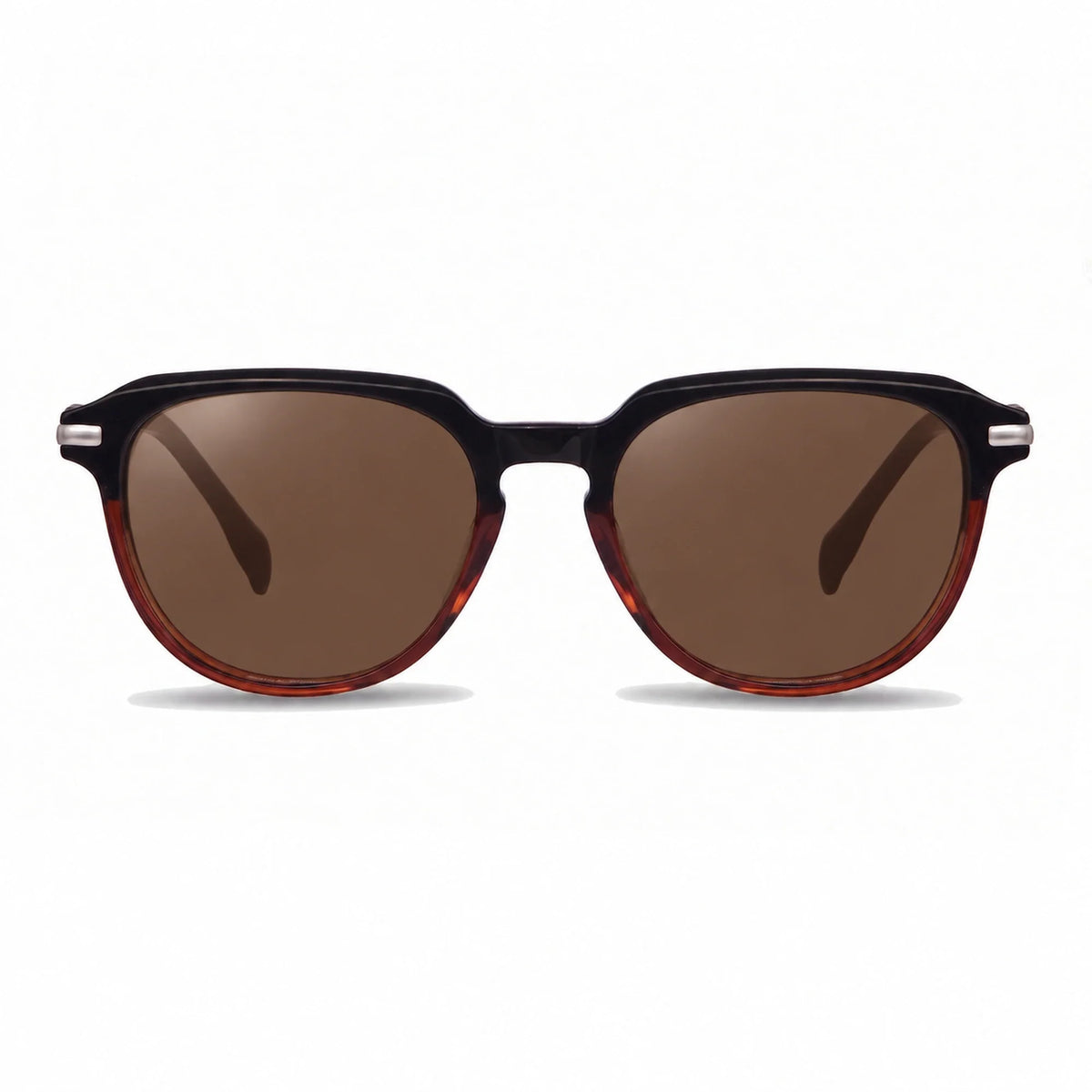 Lentes de sol Fiore 5409 Brown con cristal café polarizado UV400, vista frontal para mujer #color_cafe #foto_frontal