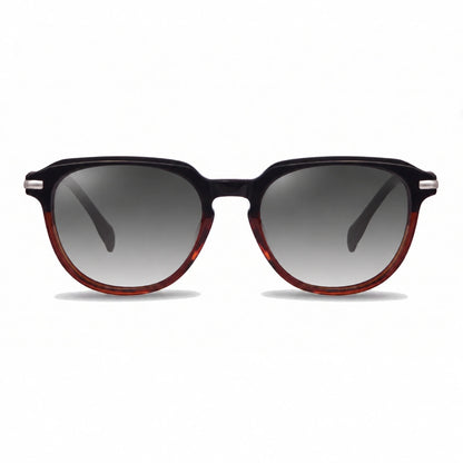Lentes de sol Fiore 5409 Brown con cristal gradiente gris polarizado UV400, vista frontal para mujer #color_gradiente-gris #foto_frontal