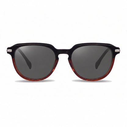 Lentes de sol Fiore 5409 Brown con cristal negro polarizado UV400, vista frontal para mujer #color_negro #foto_frontal