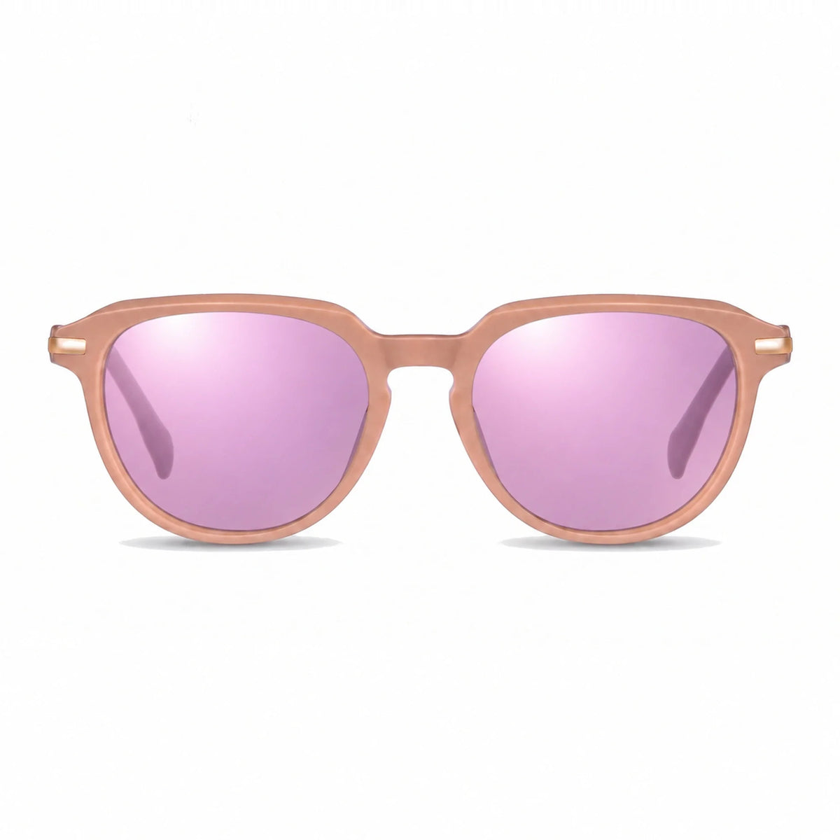 Lentes de sol Fiore 5409 Rosado con cristal espejado rosado polarizado UV400, vista frontal para mujer #color_espejado-rosado #foto_frontal