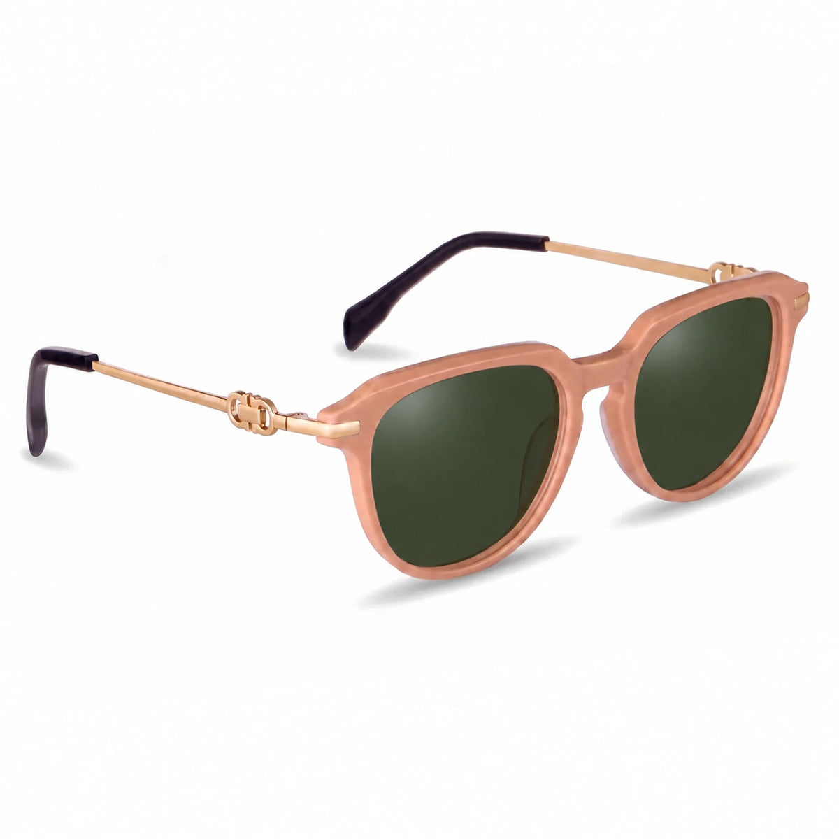 Lentes de sol Fiore 5409 Rosado con cristal G15 polarizado UV400, vista en tres cuartos para mujer #color_g15