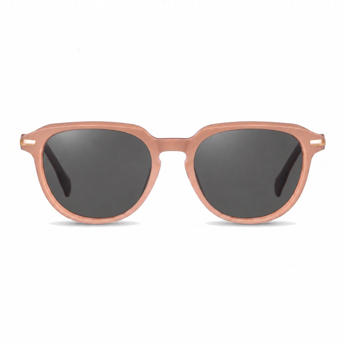 Lentes de sol Fiore 5409 Rosado con cristal negro polarizado UV400, vista frontal para mujer #color_negro #foto_frontal