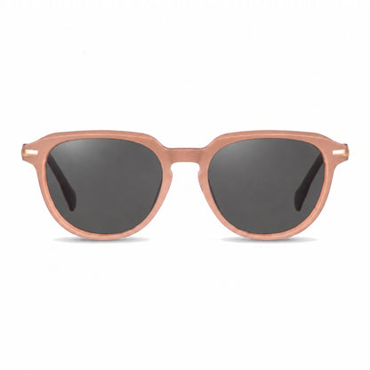 Lentes de sol Fiore 5409 Rosado con cristal negro polarizado UV400, vista frontal para mujer #color_negro #foto_frontal