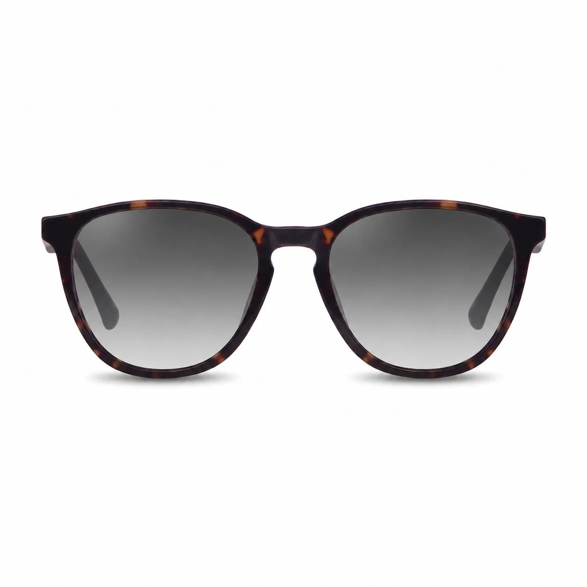 Lentes de sol Fiore 7046 Carey con cristal gradiente gris polarizado UV400, vista frontal para hombre y mujer #color_gradiente-gris #foto_frontal