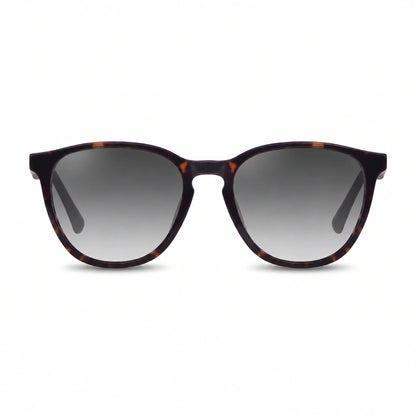 Lentes de sol Fiore 7046 Carey con cristal gradiente gris polarizado UV400, vista frontal para hombre y mujer #color_gradiente-gris #foto_frontal