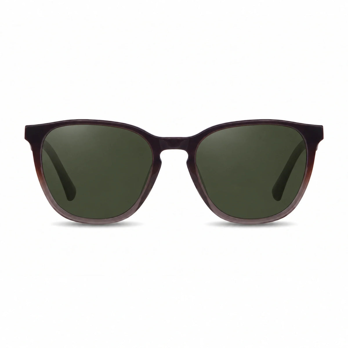 Lentes de sol Fiore 7046 Brown con cristal G15 polarizado UV400, vista frontal para hombre y mujer #color_g15 #foto_frontal