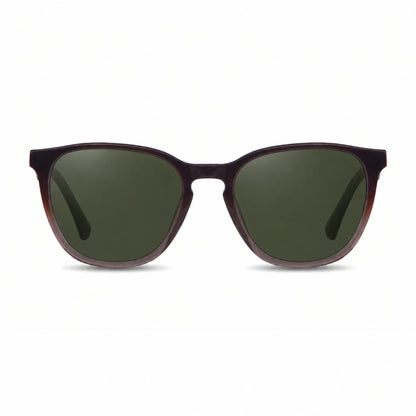 Lentes de sol Fiore 7046 Brown con cristal G15 polarizado UV400, vista frontal para hombre y mujer #color_g15 #foto_frontal