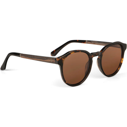 lentes anteojos de sol polarizados de acetato con pata de madera para mujer y hombre color carey #color_carey
