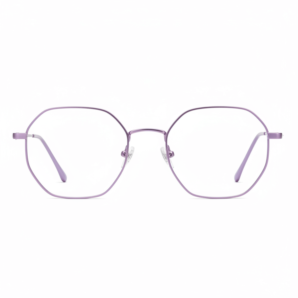 armazon optico con clip de sol polarizado delgado y liviano con o sin receta optica bonoboss distribuidor de marcos opticos frontal mayorista de opticas #color_purple