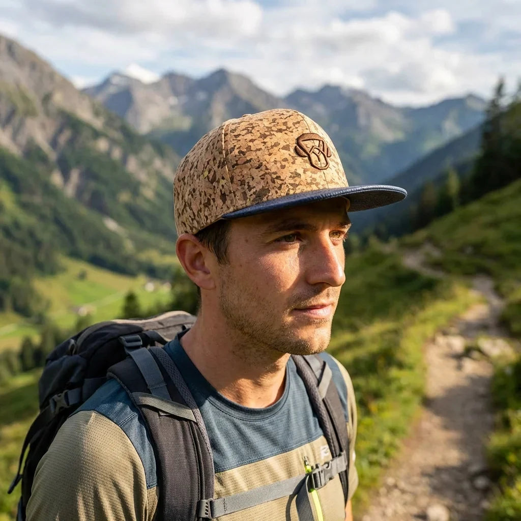 Gorro de corcho ecológico hiking montaña naturaleza Bonoboss