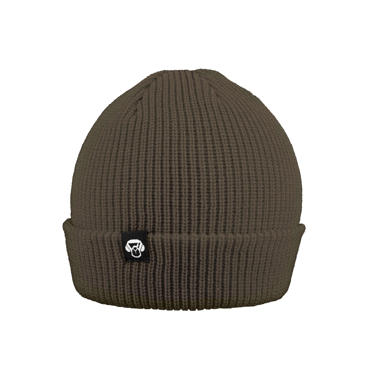Beanie Verde gorro vista frontal diseño universal