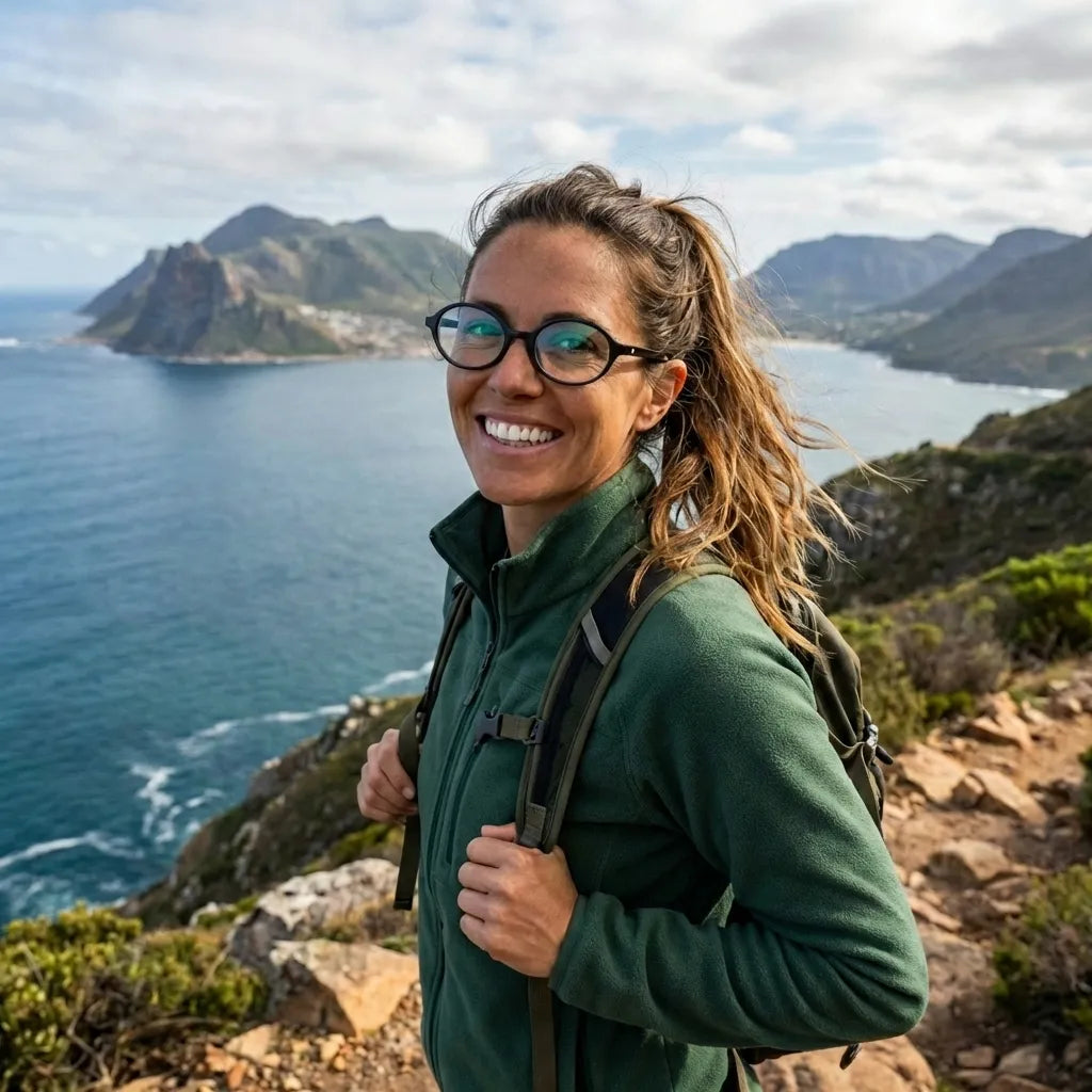 Lentes opticos Guapi Island Negro mujer aventura outdoor sendero antirreflex receta optica bio-acetato Bonoboss #editorial_mujer-aventura #color_negro