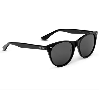 lentes de sol ovalados polarizados de acetato  para hombre y mujer color negro  #color_negro