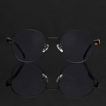 marcos lentes opticos redondos color negro pata de madera multifocal bifocal adelgazado filtro azul hombre mujer #color_negro