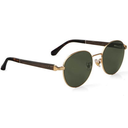 Lentes antejos de sol polarizados e acero dorados color g15 para hombre y mujer #color_g15