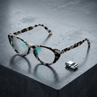 Frente del Havana lentes ópticos hombre con armazón sustentable en tono marble #color_marble