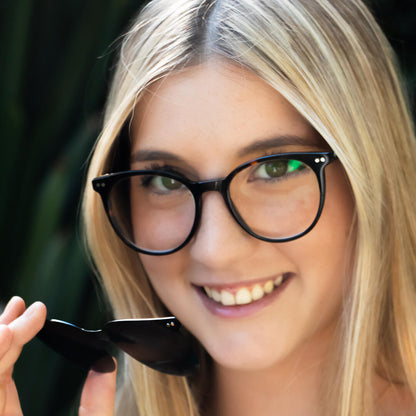 Ipa Clip Sol lentes con imán acabado carey de frente con imán premium #color_carey