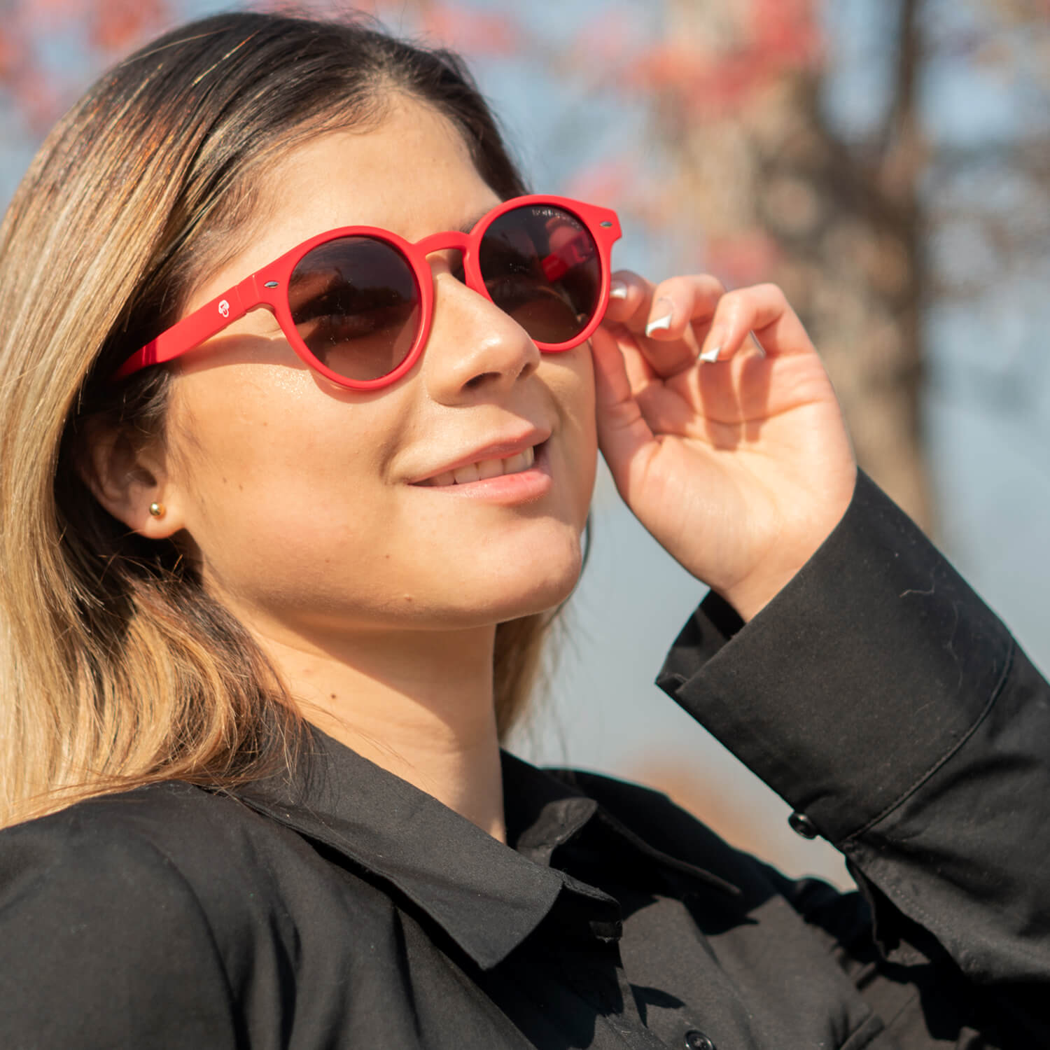 Modelo Joplin RPET anteojos polarizados frontal unisex